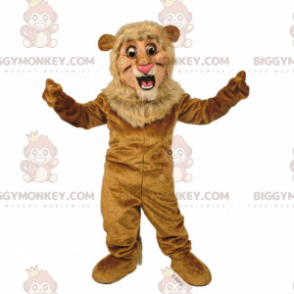BIGGYMONKEY™ Costume da mascotte leoncino con piccola criniera