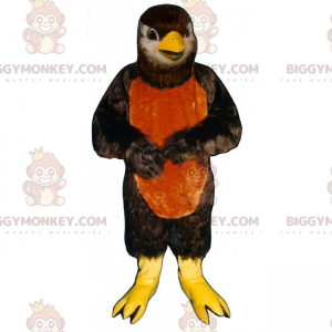Tweekleurig Belly Bird BIGGYMONKEY™ mascottekostuum -