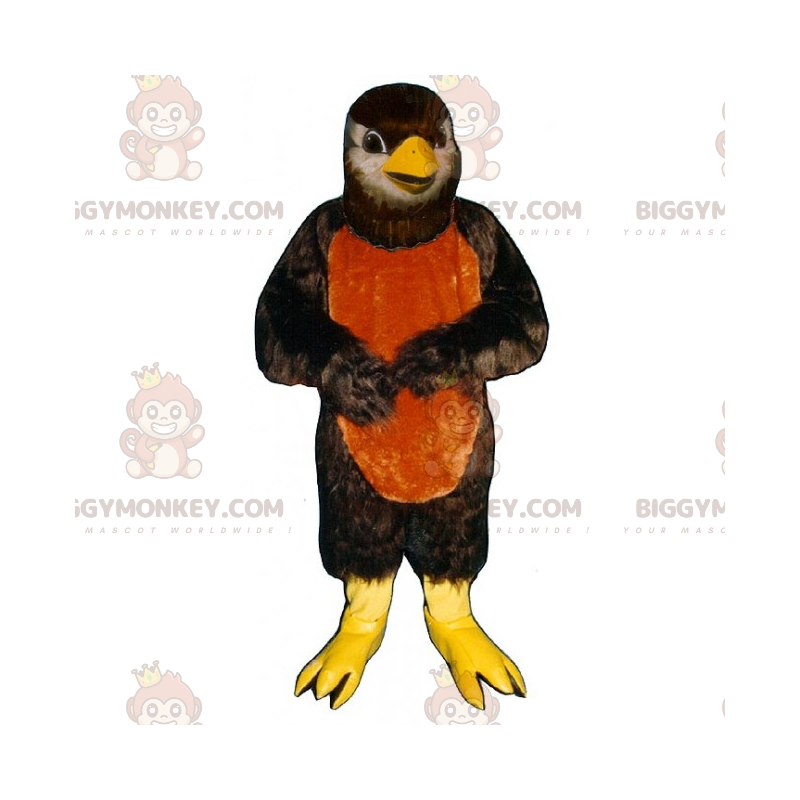 Dvoubarevný kostým s maskotem BIGGYMONKEY™ Břišní pták –