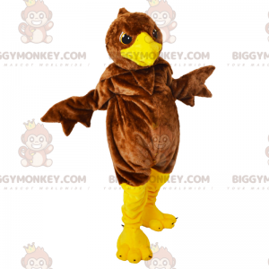 Costume de mascotte BIGGYMONKEY™ de petit oiseau marron -