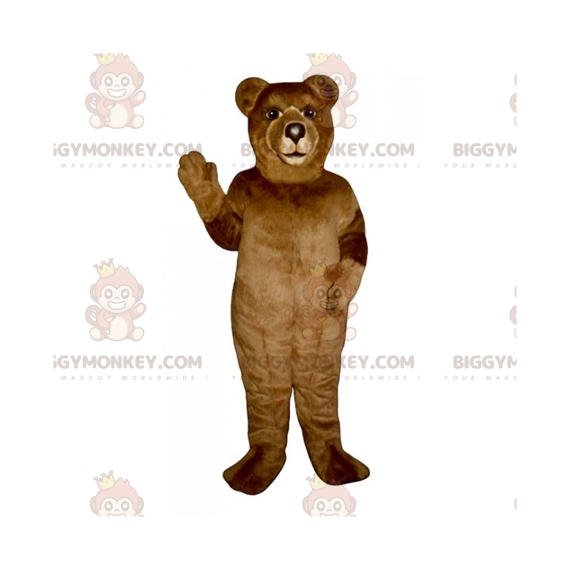 Disfraz de mascota Little Brown Bear BIGGYMONKEY™ -
