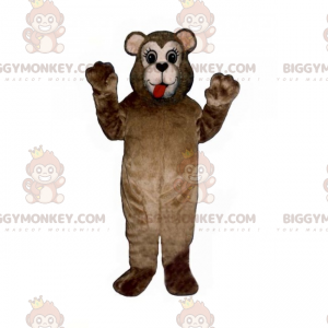 BIGGYMONKEY™ Disfraz de mascota de osito con ojos grandes -