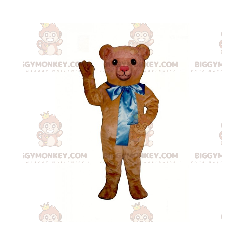 BIGGYMONKEY™ Disfraz de mascota de osito de peluche con gran