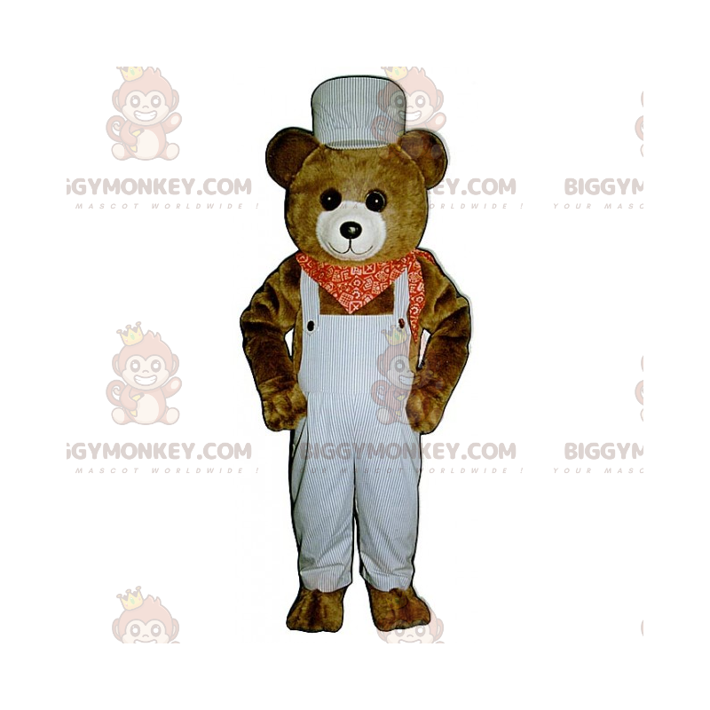 BIGGYMONKEY™ Costume da mascotte da cucciolo di orso bruno con