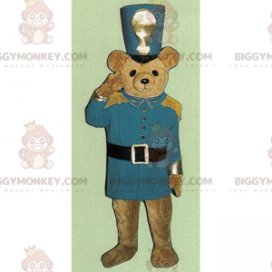 Costume de mascotte BIGGYMONKEY™ de petit ourson en tenue de