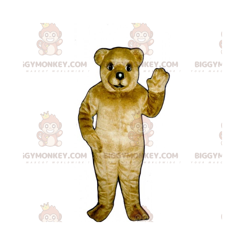 Costume de mascotte BIGGYMONKEY™ de petit ourson marron -