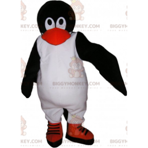 Costume da mascotte del piccolo pinguino BIGGYMONKEY™ -