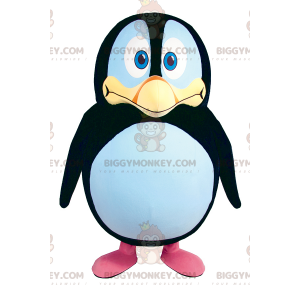 Pink Footed Little Round Penguin Mascot Costume BIGGYMONKEY™ -