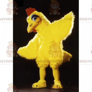 Disfraz de mascota de pollito con cresta roja BIGGYMONKEY™ -