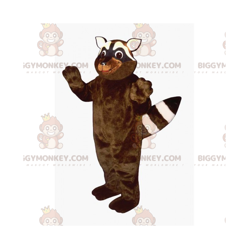 Costume da mascotte BIGGYMONKEY™ da piccolo procione -