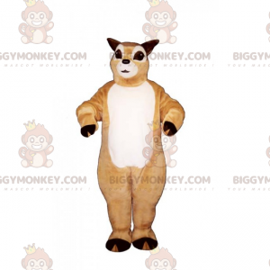 BIGGYMONKEY™ Costume da mascotte da piccola renna senza corna -