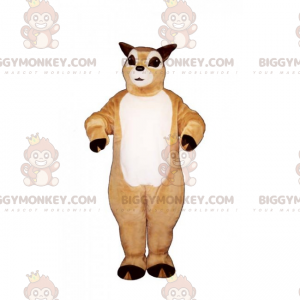 BIGGYMONKEY™ Kleines geweihloses Rentier-Maskottchen-Kostüm -