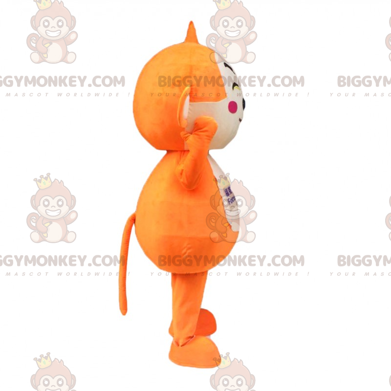 Little Orange Monkey BIGGYMONKEY™ maskottiasu - Biggymonkey.com