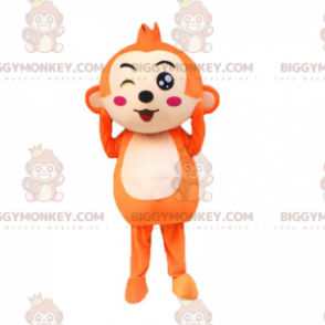 Costume de mascotte BIGGYMONKEY™ de petit singe orange -