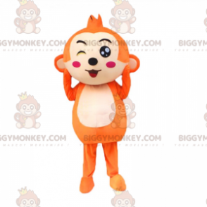 Little Orange Monkey BIGGYMONKEY™ Maskottchen-Kostüm -