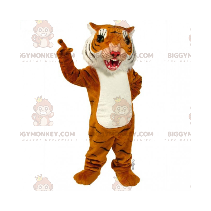 Costume da mascotte da cucciolo di tigre feroce BIGGYMONKEY™ -