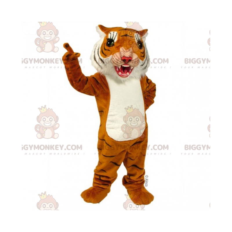 Costume de mascotte BIGGYMONKEY™ de petit tigre féroce -