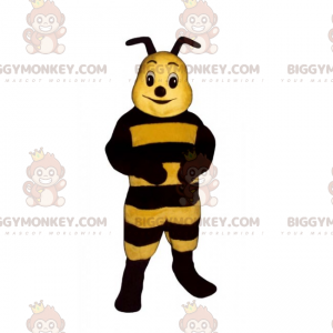 BIGGYMONKEY™ Costume da mascotte ape con antenne corte -