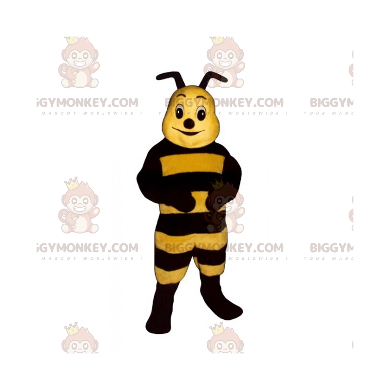 BIGGYMONKEY™ Kleine Biene mit kurzen Antennen Maskottchenkostüm