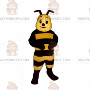 BIGGYMONKEY™ lille bi med korte antenner maskotkostume -