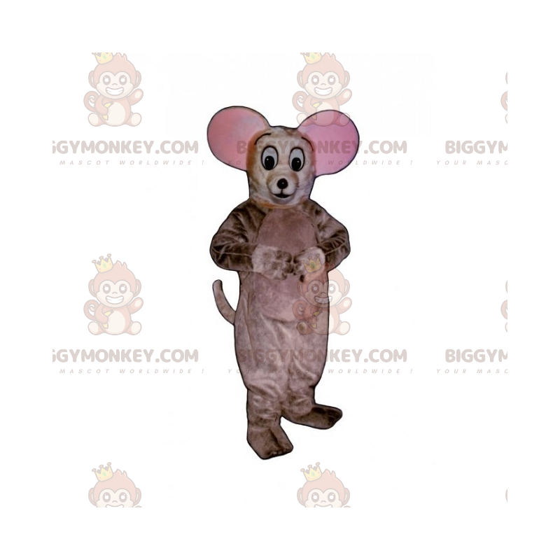 Costume da mascotte Topolino con orecchie grandi BIGGYMONKEY™ -