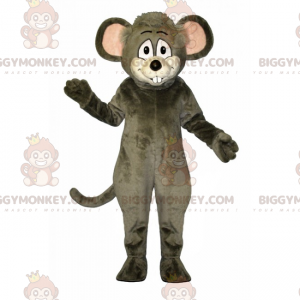 BIGGYMONKEY™ Kleines Maus-Maskottchen-Kostüm mit großen Ohren -