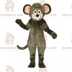 Traje de mascote de ratinho BIGGYMONKEY™ com orelhas grandes –
