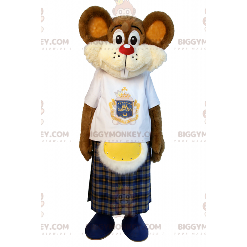 Kostium maskotka kilt Little Mouse BIGGYMONKEY™ -