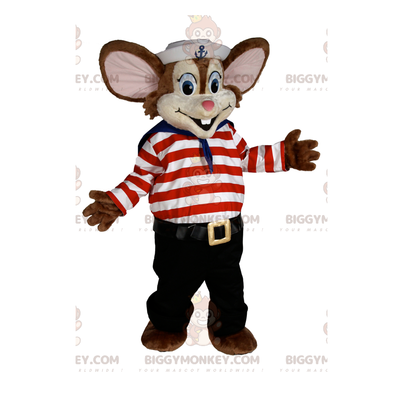 Oblečení Little Mouse Sailor Kostým maskota BIGGYMONKEY™ –