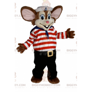 Little Mouse Matrosen-Outfit BIGGYMONKEY™ Maskottchen-Kostüm -