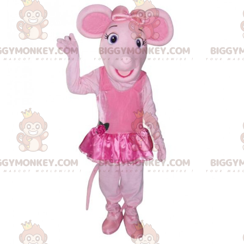 BIGGYMONKEY™ liten mus i Tutu-maskotdräkt - BiggyMonkey maskot