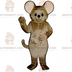 Costume de mascotte BIGGYMONKEY™ de petite souris marron -