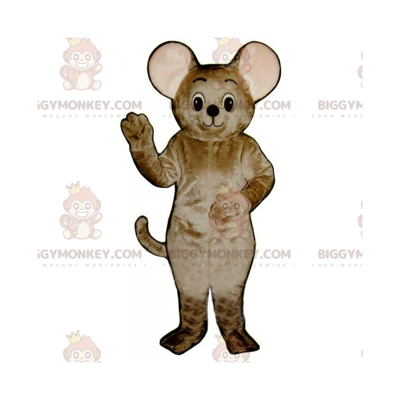 Costume da mascotte BIGGYMONKEY™ Topolino Marrone -