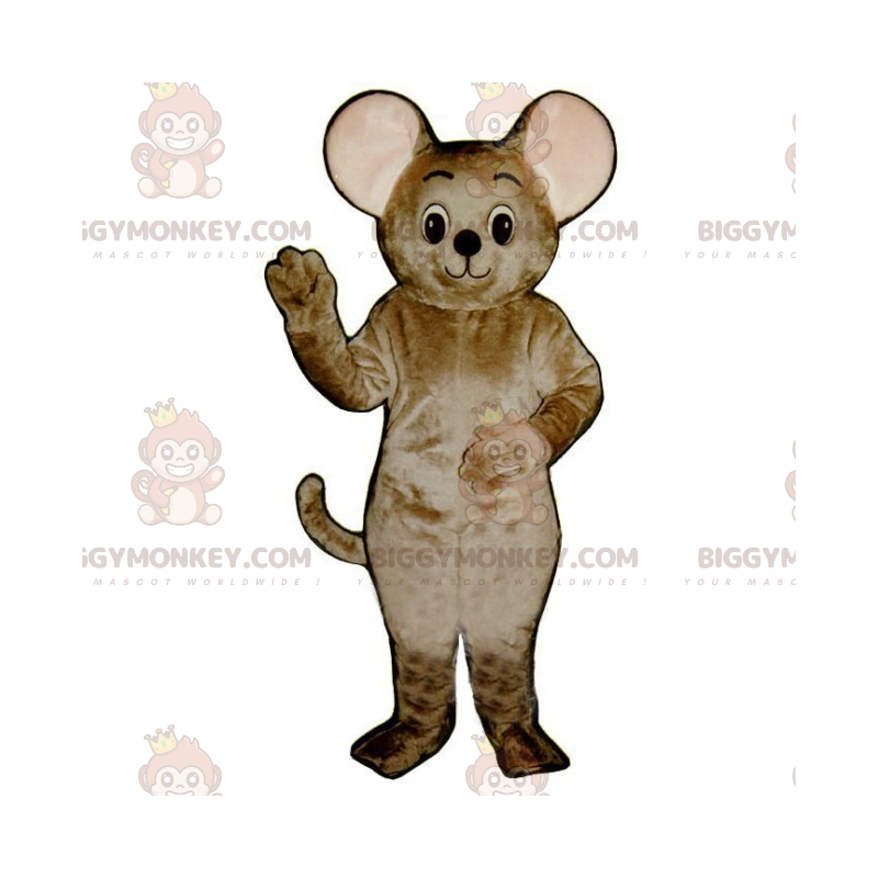 Costume de mascotte BIGGYMONKEY™ de petite souris marron -