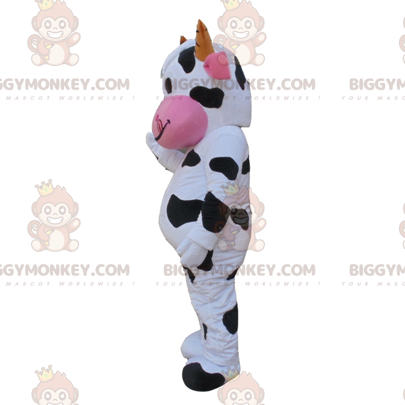 Costume da mascotte da piccola mucca BIGGYMONKEY™ -