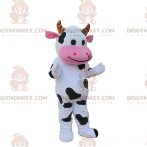 Costume da mascotte da piccola mucca BIGGYMONKEY™ -