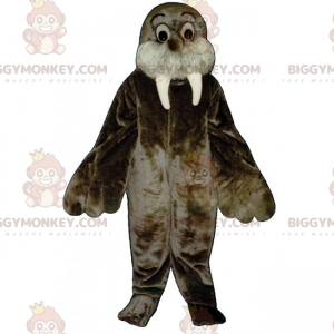 Costume de mascotte BIGGYMONKEY™ de morse avec de grands yeux -