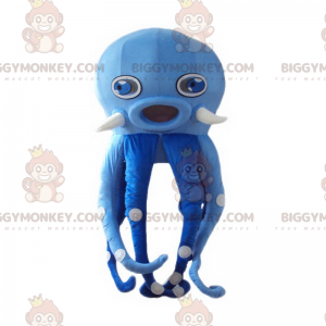 Blue Octopus BIGGYMONKEY™ maskottiasu - Biggymonkey.com