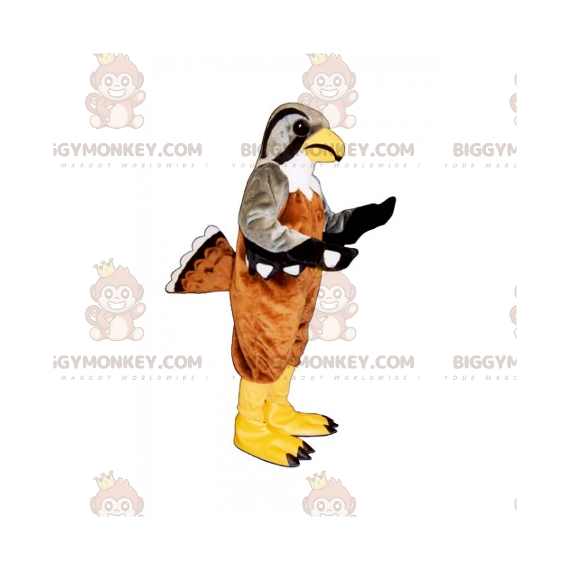 Costume da mascotte BIGGYMONKEY™ dal piumaggio setoso piccione