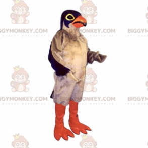 Costume de mascotte BIGGYMONKEY™ de pigeon tricolore -