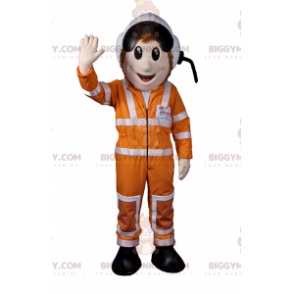 Costume de mascotte BIGGYMONKEY™ de pilote de voiture -