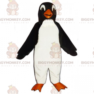 Rundkopf-Pinguin BIGGYMONKEY™ Maskottchen-Kostüm -