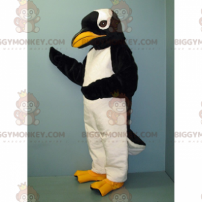 Disfraz de mascota BIGGYMONKEY™ de pingüino de pico amarillo -