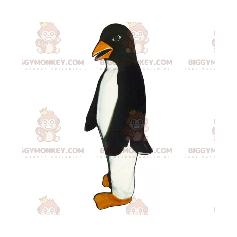 Costume da mascotte BIGGYMONKEY™ pinguino becco arancione -