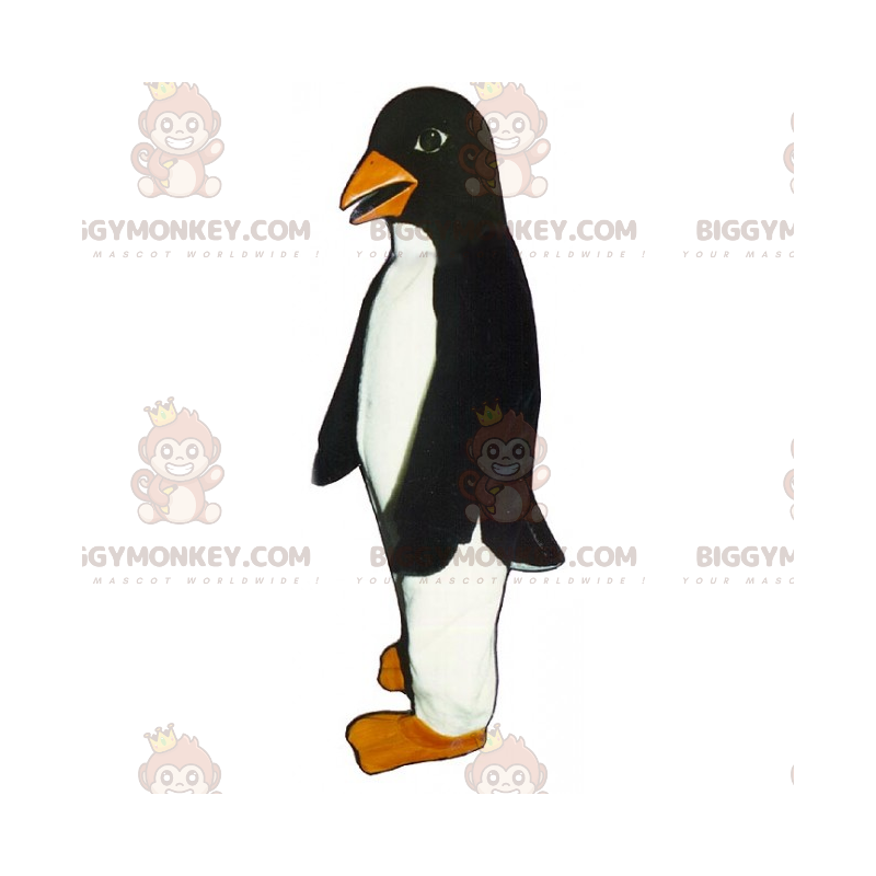Fantasia de mascote de pinguim bico laranja BIGGYMONKEY™ –