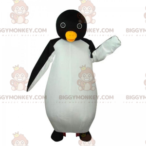 Costume della mascotte del pinguino dagli occhi grandi