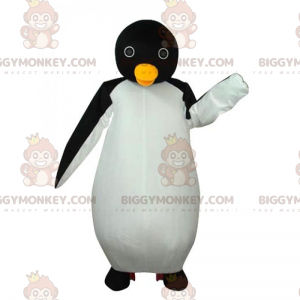 Disfraz de mascota BIGGYMONKEY™ de pingüino de ojos grandes -