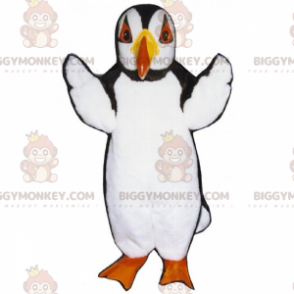 Costume de mascotte BIGGYMONKEY™ de pingouin aux yeux rouge -