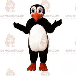 Costume de mascotte BIGGYMONKEY™ de pingouin avec des grands