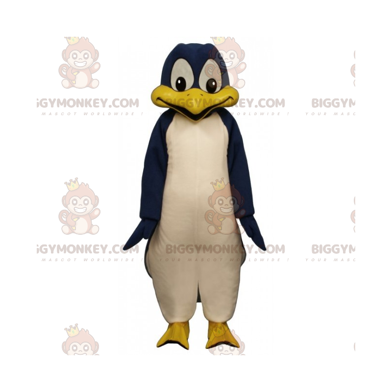 Kostium maskotka niebieski pingwin BIGGYMONKEY™ -